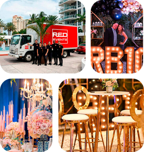 Red Events Rentals - Party & Event Rentals in Miami-Dade & Broward
